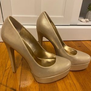 Gold heels
